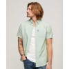 SUPERDRY Oxford Short Sleeve Shirt LIGHT GREEN