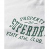 SUPERDRY Athletic College Graphic T-Shirt WHITE