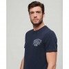 SUPERDRY Athletic College Graphic T-Shirt DARK BLUE