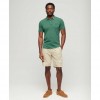 SUPERDRY Destroyed Polo Shirt GREEN