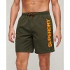 SUPERDRY Sport Graphic 17-inch Recycled Swim Shorts GREEN