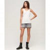 SUPERDRY Scoop Neck Tank Top WHITE