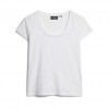 SUPERDRY Studios Scoop Neck T-Shirt WHITE