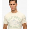 SUPERDRY LO-FIT RELAXED TEE ECRU