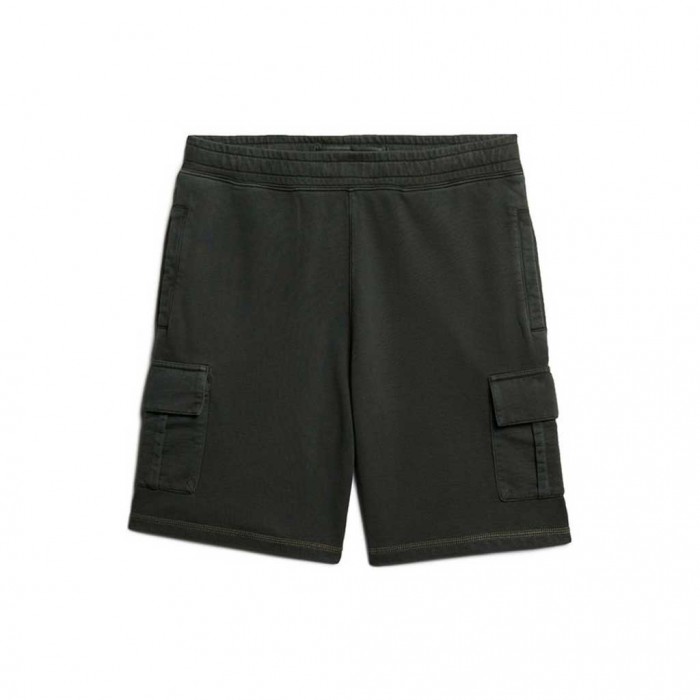 SUPERDRY Contrast Stitch Cargo Shorts BLACK