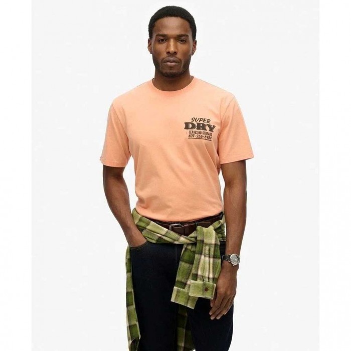 SUPERDRY MAN T SHIRT ORANGE