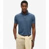 SUPERDRY Essential Jersey Polo Top BLUE