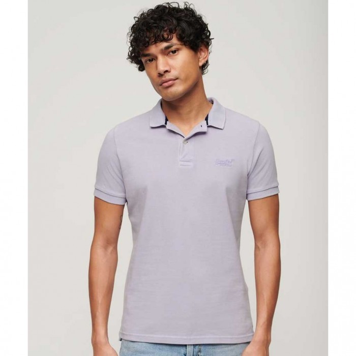 SUPERDRY VINTAGE DESTROY POLO PURPLE