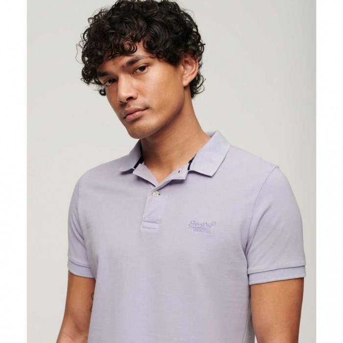 SUPERDRY VINTAGE DESTROY POLO PURPLE