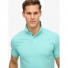 SUPERDRY Men's City Pique Polo Aqua Sky Turquoise