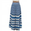 SUPERDRY W D2 OVIN PRINTED MAXI SKIRT BLUE SUPERDRY W D2 OVIN PRINTED MAXI SKIRT BLUE