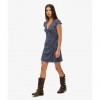 SUPERDRY Athletic Essentials Wrap Dress BLUE SUPERDRY Athletic Essentials Wrap Dress BLUE