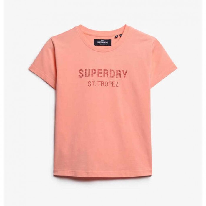 SUPERDRY 'sport Luxe' Women's T-shirt Orange