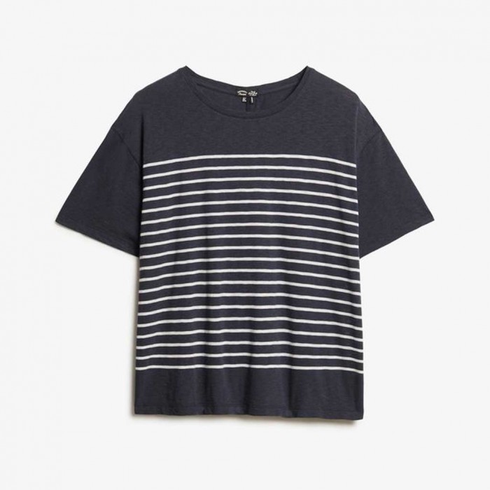 SUPERDRY Studios Dropped Shoulder T-Shirt BLUE