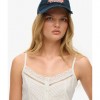 SUPERDRY Lace Button Through Cami Top WHITE SUPERDRY Lace Button Through Cami Top WHITE