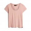 SUPERDRY Studios Scoop Neck T-Shirt PINK