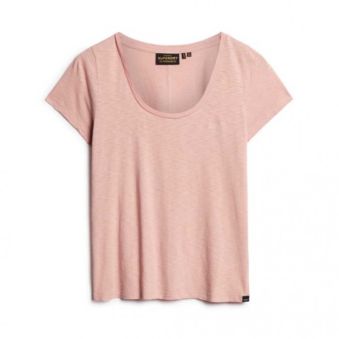 SUPERDRY Studios Scoop Neck T-Shirt PINK