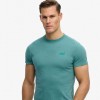 SUPERDRY Organic Cotton Essential Logo T-Shirt TEAL SUPERDRY Organic Cotton Essential Logo T-Shirt TEAL