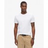 SUPERDRY Organic Cotton Essential Logo T-Shirt WHITE SUPERDRY Organic Cotton Essential Logo T-Shirt WHITE
