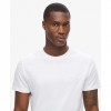 SUPERDRY Organic Cotton Essential Logo T-Shirt WHITE SUPERDRY Organic Cotton Essential Logo T-Shirt WHITE