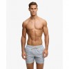 SUPERDRY Seer Sucker 15-inch SWIMSHORT RICE WHITE/ENDLESS SKY STRIPE