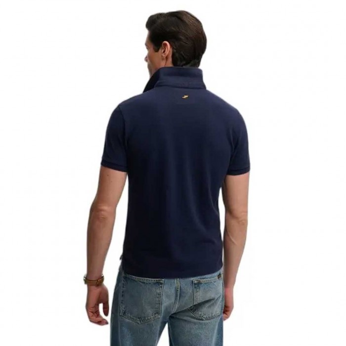 SUPERDRY MAN PIQUE POLO DARK BLUE