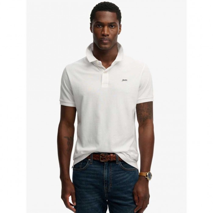 SUPERDRY POLO S/S WHITE