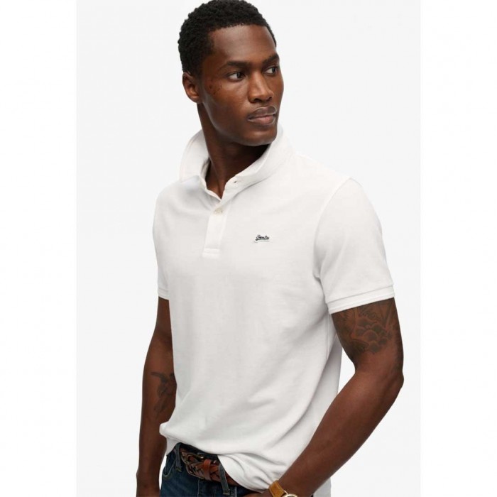 SUPERDRY POLO S/S WHITE SUPERDRY POLO S/S WHITE