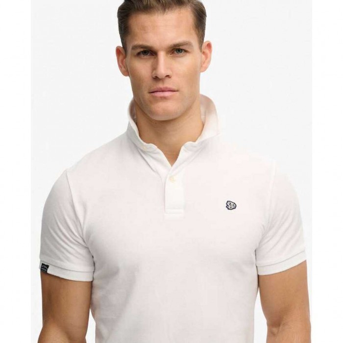 SUPERDRY Vintage Destroy Polo OPTIC