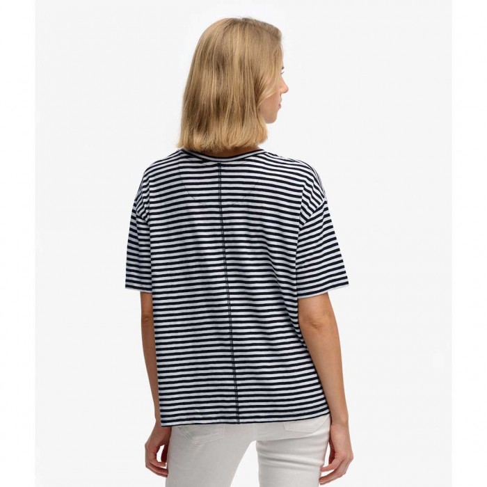 SUPERDRY Stud Studios Women's T-shirt Striped Multi SUPERDRY Stud Studios Women's T-shirt Striped Multi