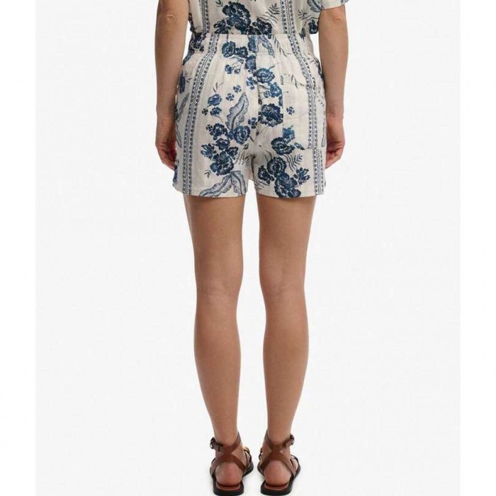 SUPERDRY Cotton Printed Beach BLUE