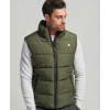 SUPERDRY Non Hooded Sports Puffer Gilet GREEN