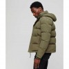 SUPERDRY Everest Hooded Puffer Jacket GREEN