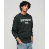 SUPERDRY Luxury Sport Loose Fit Crew Sweatshirt GREEN