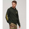 SUPERDRY Sportswear Logo Loose Hoodie DARK GREEN