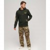 SUPERDRY Sportswear Logo Loose Hoodie DARK GREEN