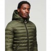 SUPERDRY Hooded Fuji Sport Padded Jacket GREEN