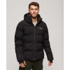 SUPERDRY Hooded Boxy Puffer Jacket BLACK