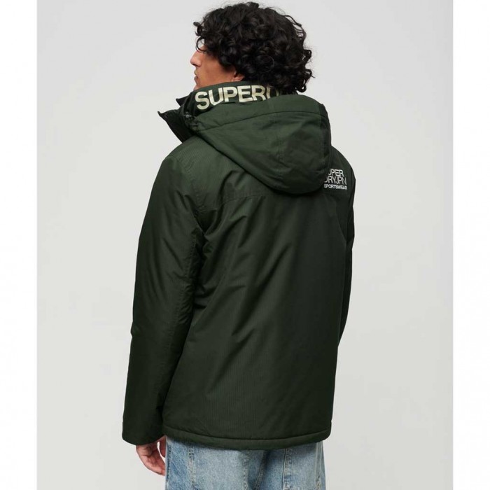 SUPERDRY Hooded Yachter Windbreaker Jacket GREEN