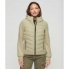 SUPERDRY Hooded Storm Hybrid Padded Jacket BEIGE