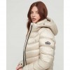 SUPERDRY Hooded Fuji Padded Jacket BEIGE