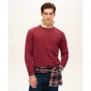 SUPERDRY Essential Logo Crew Sweatshirt BORDO