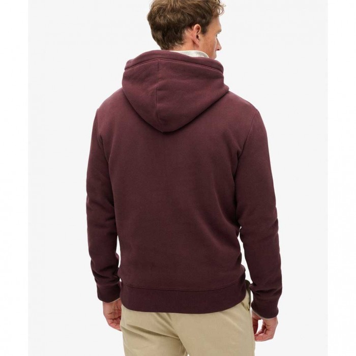 SUPERDRY Essential Logo Hoodie BORDO