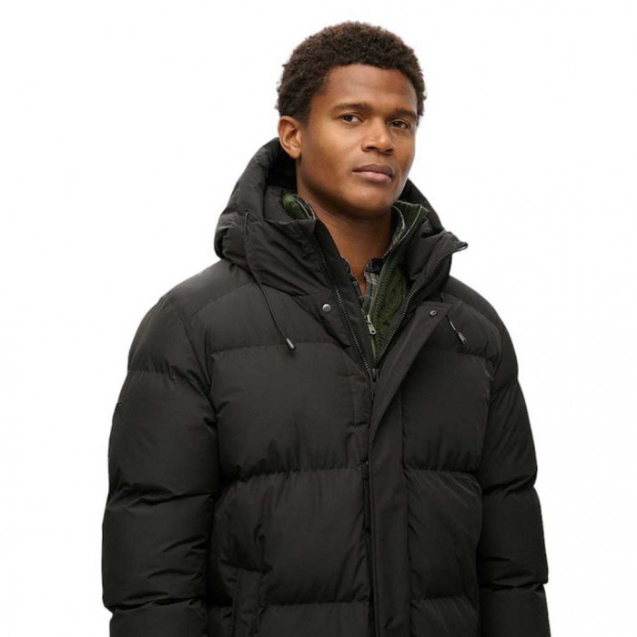 SUPERDRY Men's Puffer Jacket Black