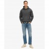 SUPERDRY Contrast Stitch Relaxed Hoodie WASHED BLACK