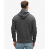 SUPERDRY Contrast Stitch Relaxed Hoodie WASHED BLACK