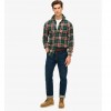 SUPERDRY Organic Cotton Lumberjack Check Shirt GREEN 1