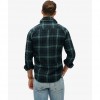 SUPERDRY Organic Cotton Lumberjack Check Shirt Frontier Check Navy