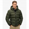 SUPERDRY Hooded Sports Puffer Jacket GREEN