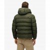 SUPERDRY Hooded Sports Puffer Jacket GREEN